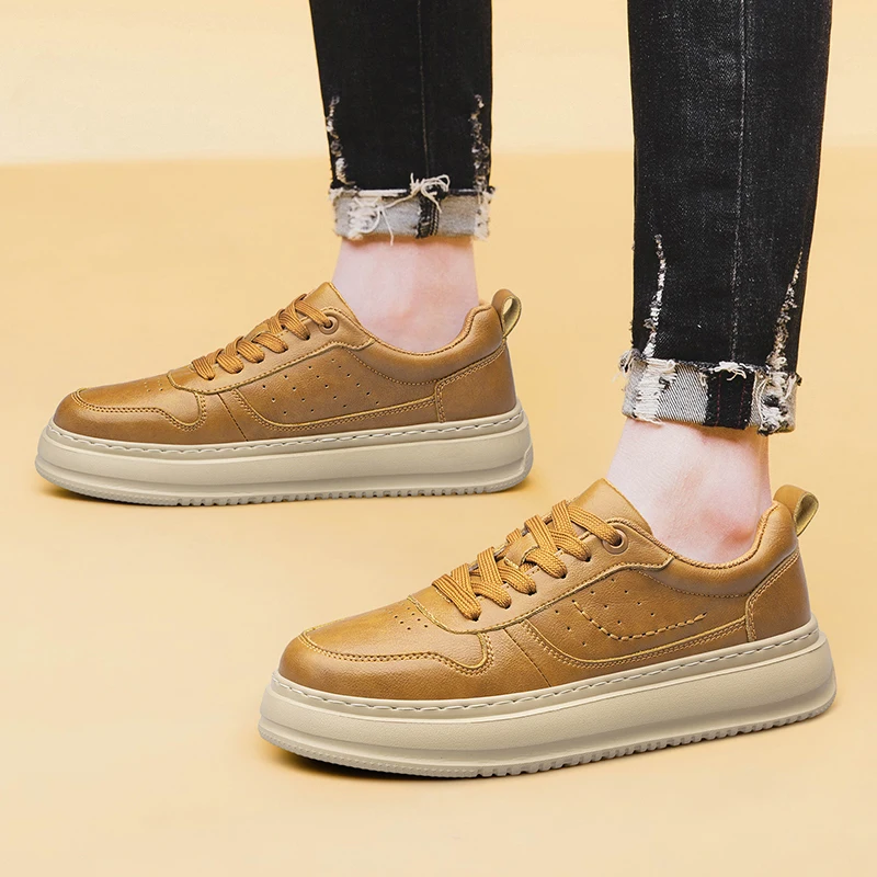 Thick soled board shoes Comfortable and luxurious designer style Daily business and office Leisure outdoor sports shoes Hot
Thick soled board shoes Comfortable and luxurious designer style Daily business and office Leisure outdoor sports shoes Hot