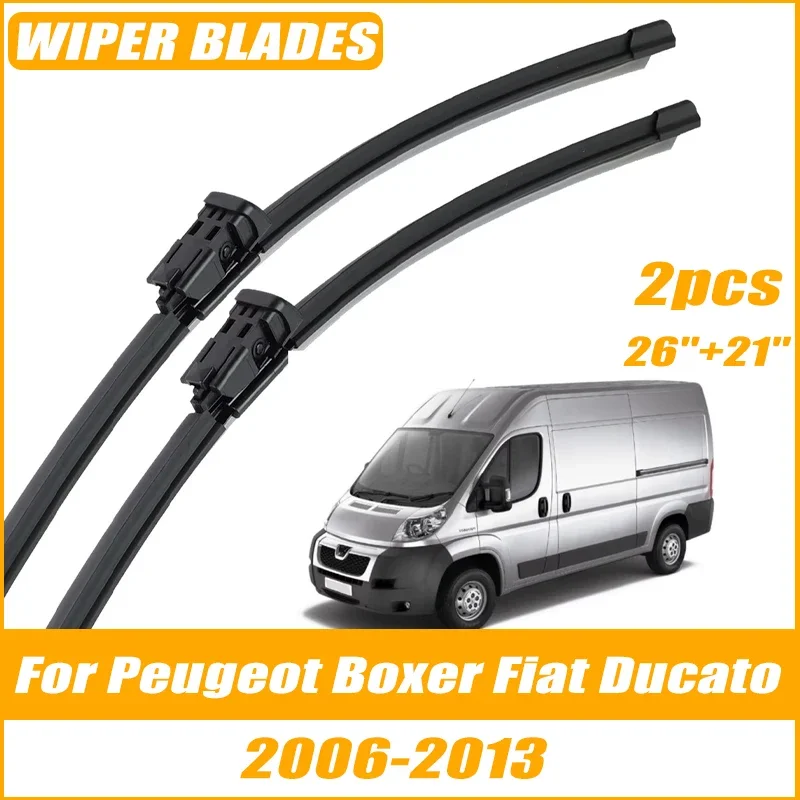 2pcs Wiper Front Wiper Blades For Peugeot Boxer Fiat Ducato 06-13 Windshield Windscreen Clean Window Car Rain Brushes 26"+21"
2pcs Wiper Front Wiper Blades For Peugeot Boxer Fiat Ducato 06-13 Windshield Windscreen Clean Window Car Rain Brushes 26"+21"