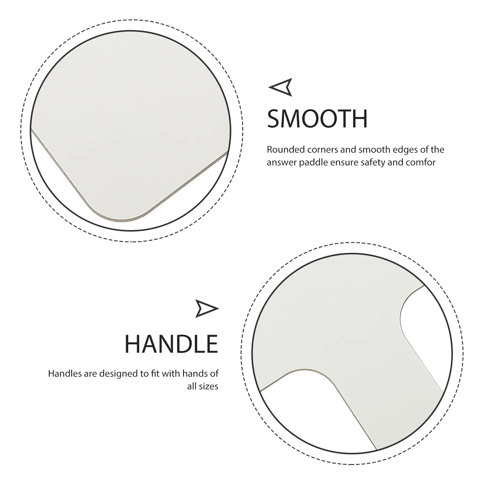 Double Sided Dry Erase Paddle Handheld Whiteboard for Classroom Students Answer Voting Game Activity Reusable Writing Board
Double Sided Dry Erase Paddle Handheld Whiteboard for Classroom Students Answer Voting Game Activity Reusable Writing Board