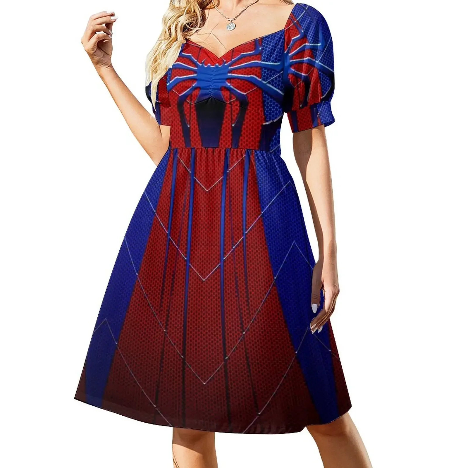 High Quality Spider Web Art, Traditional art Short-Sleeved Dress party dress women elegant luxury summer clothes for women
High Quality Spider Web Art, Traditional art Short-Sleeved Dress party dress women elegant luxury summer clothes for women