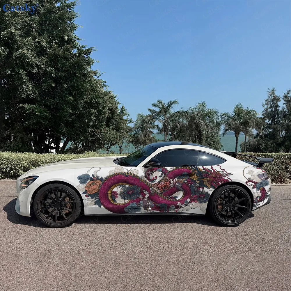 2pcs Dragon Wild Blade, Durable, Fade-resistant, Enhance Vehicle Aesthetics With Bold Artistic Design Car Vinyl Wraps
2pcs Dragon Wild Blade, Durable, Fade-resistant, Enhance Vehicle Aesthetics With Bold Artistic Design Car Vinyl Wraps