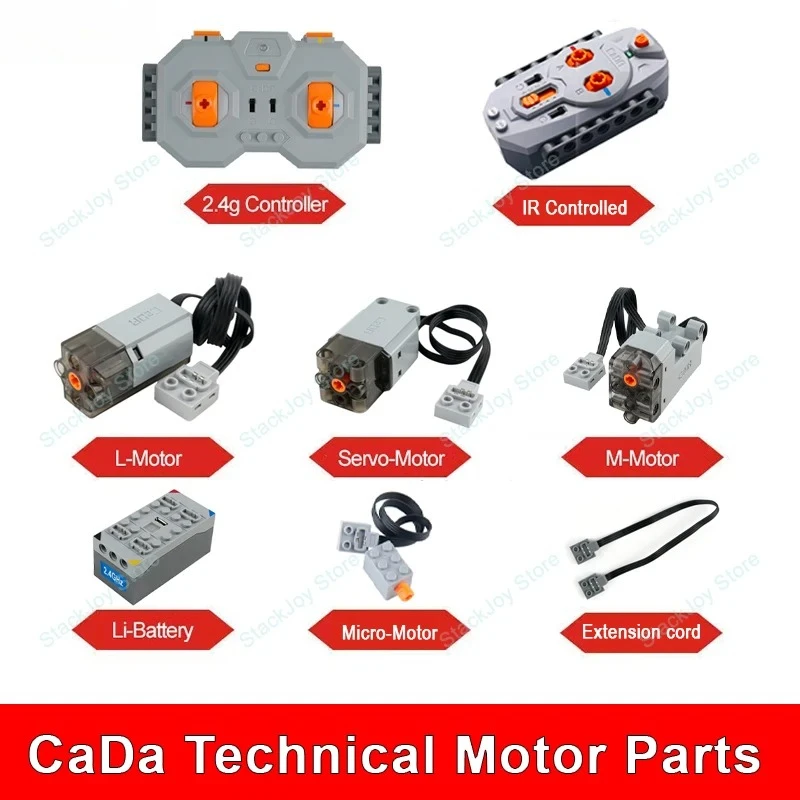 CADA MOC Technical Power Function Train Set High-Tech Parts Compatible Motors DIY Building Blocks Toys for Adult Kids
CADA MOC Technical Power Function Train Set High-Tech Parts Compatible Motors DIY Building Blocks Toys for Adult Kids