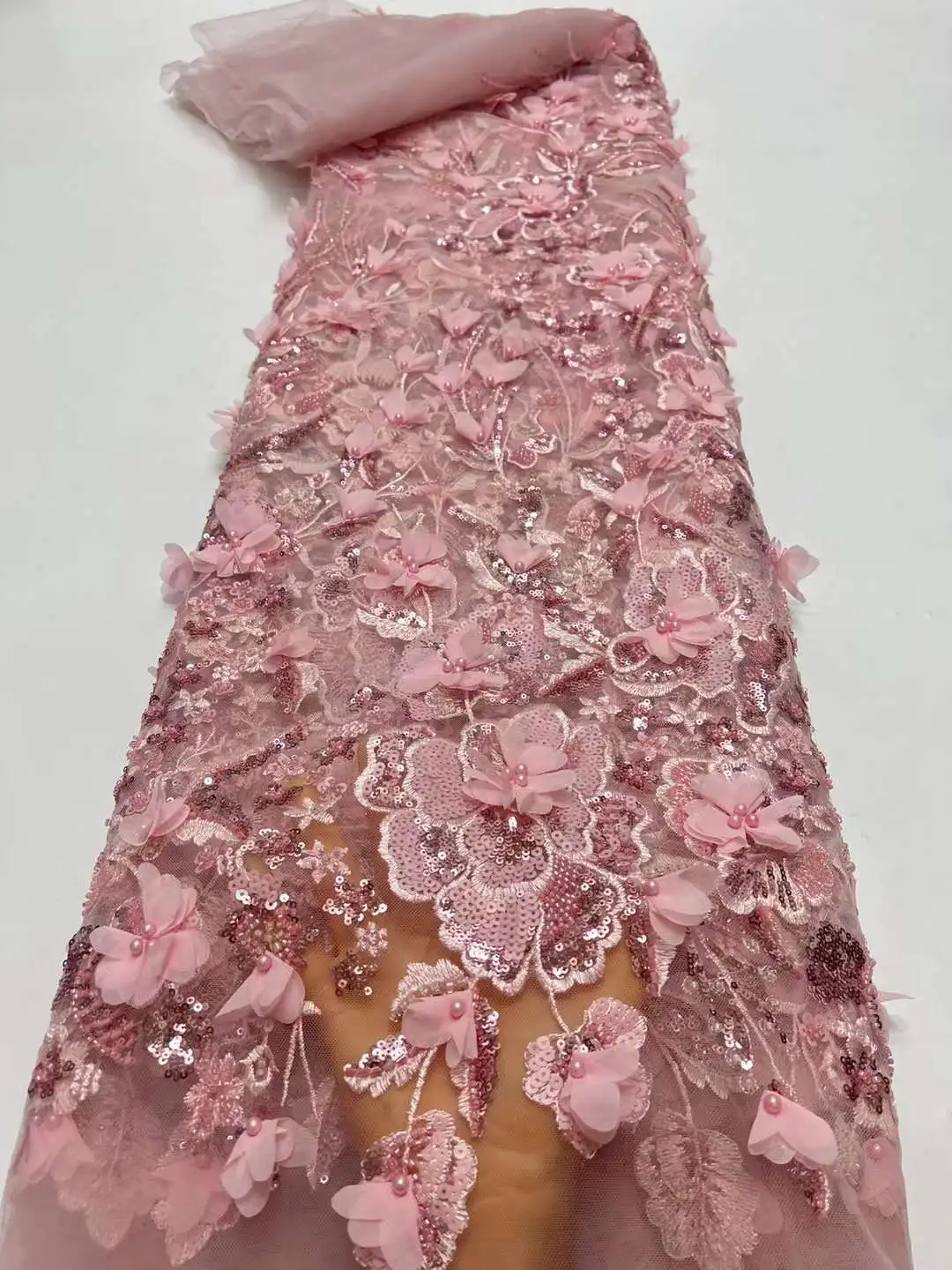 Latest African 3D Flower Lace Fabric 2024 High Quality Groom Lace Material French Nigerian Lace Fabrics For Women Party Wedding
Latest African 3D Flower Lace Fabric 2024 High Quality Groom Lace Material French Nigerian Lace Fabrics For Women Party Wedding