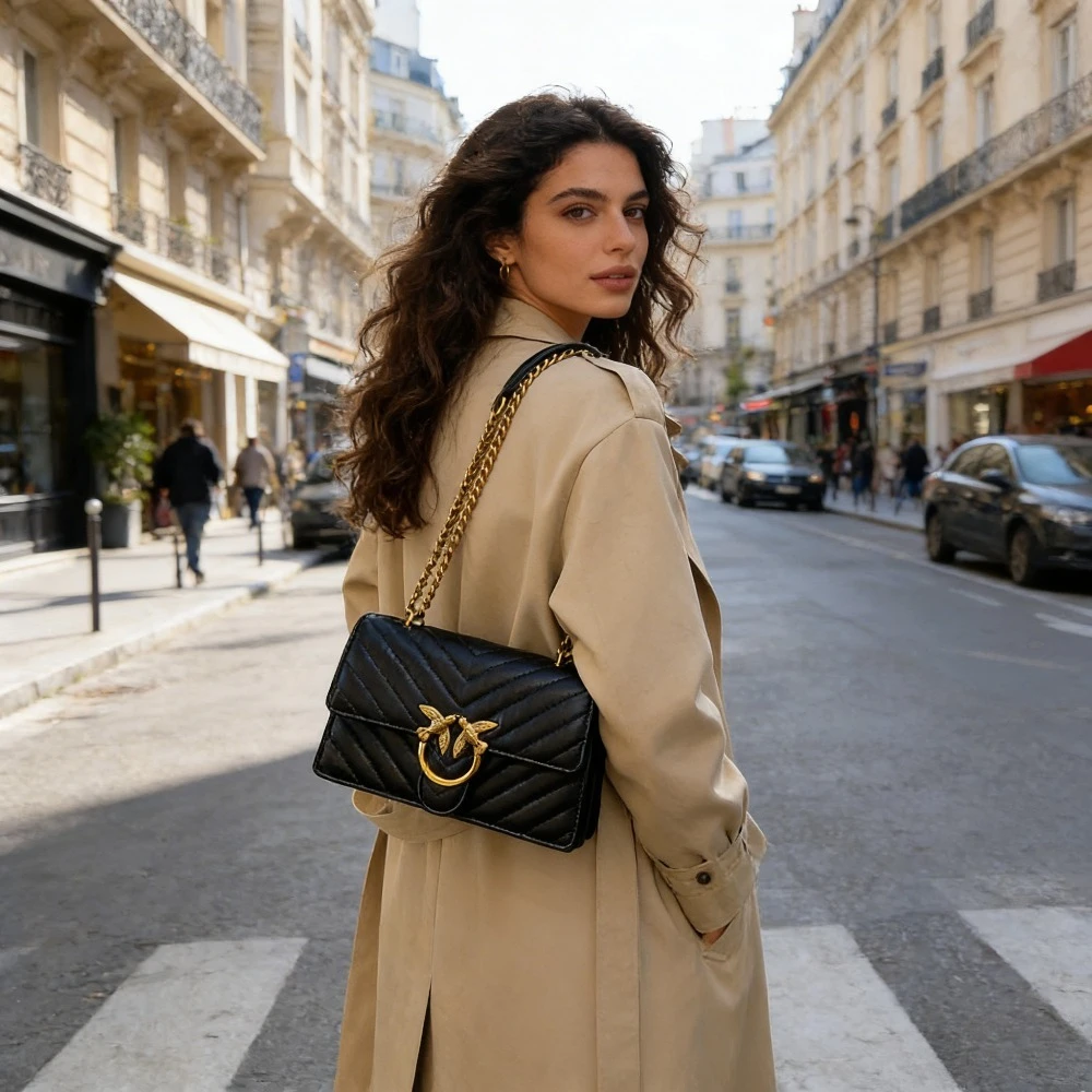 Модная дизайнерская сумка-кроссбоди с цепочкой и стеганым узором в клетку, маленькая квадратная сумка через плечо для женщин, повседневная сумка-тоут.
Модная дизайнерская сумка-кроссбоди с цепочкой и стеганым узором в клетку, маленькая квадратная сумка через плечо для женщин, повседневная сумка-тоут.