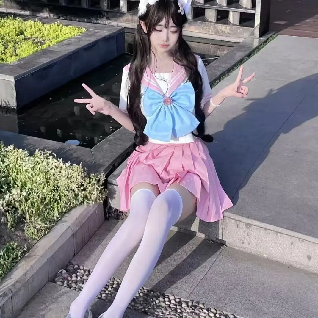 Original Three-Piece Set School Uniform Style Sailor Suit Girl Soldier Outfit Complete Ensemble Short Skirt Casual Fashion
Original Three-Piece Set School Uniform Style Sailor Suit Girl Soldier Outfit Complete Ensemble Short Skirt Casual Fashion