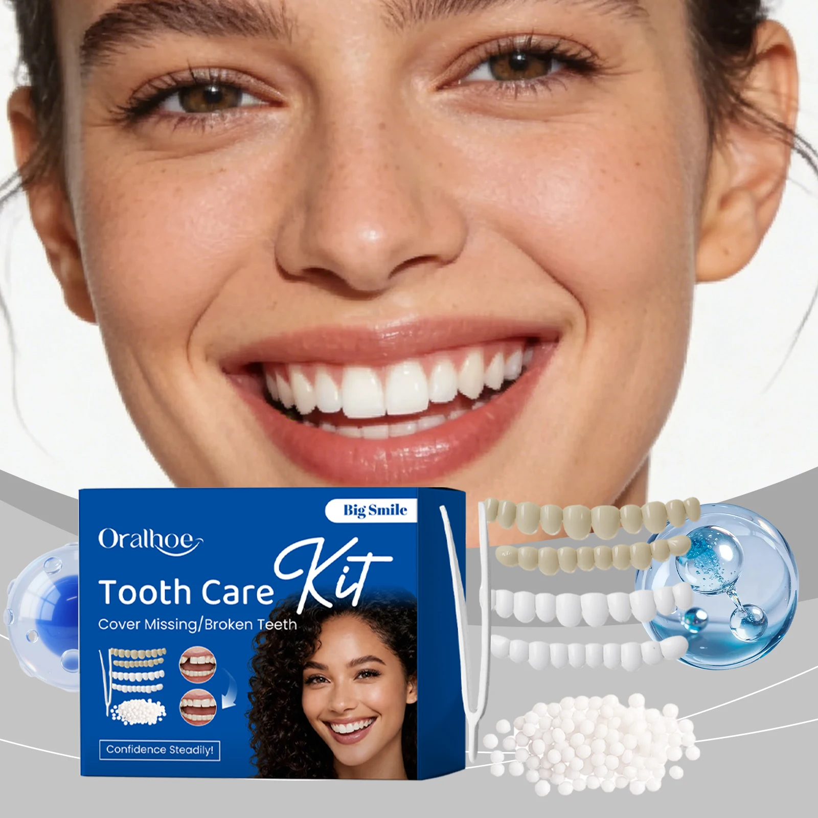 Denture Beauty KitNatural-looking fit,comfortable wear,enhances smile confidence,improves teeth appearance, ideal for daily care
Denture Beauty KitNatural-looking fit,comfortable wear,enhances smile confidence,improves teeth appearance, ideal for daily care