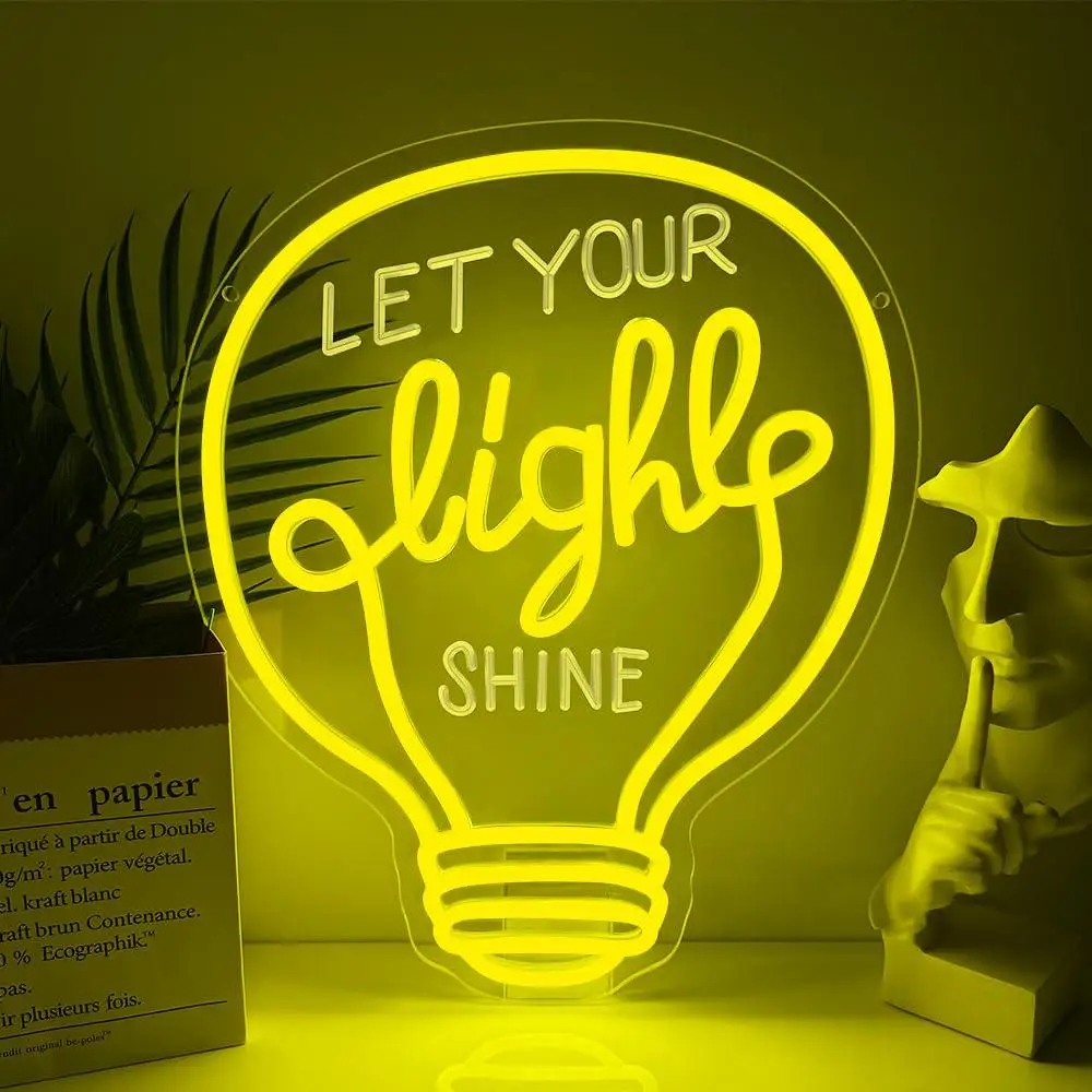 Неоновая вывеска Let Your Light Shine, светодиодные световые вывески для настенного художественного декора, вдохновляющий фон для спальни, клуба, вечеринки, мужские пещерные подарки
Неоновая вывеска Let Your Light Shine, светодиодные световые вывески для настенного художественного декора, вдохновляющий фон для спальни, клуба, вечеринки, мужские пещерные подарки