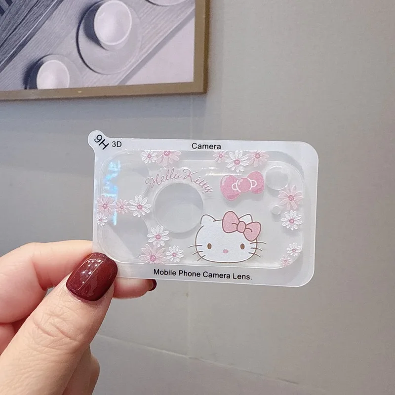 Sanrio Hello Kitty Cartoon Camera Lens Protector 9H HD Anti-Scratch Tempered Glass for iPhone 16 15 14 13 12 11 ProMax Mini Plus Sanrio Hello Kitty Cartoon Camera Lens Protector 9H HD Anti-Scratch Tempered Glass for iPhone 16 15 14 13 12 11 ProMax Mini Plus
