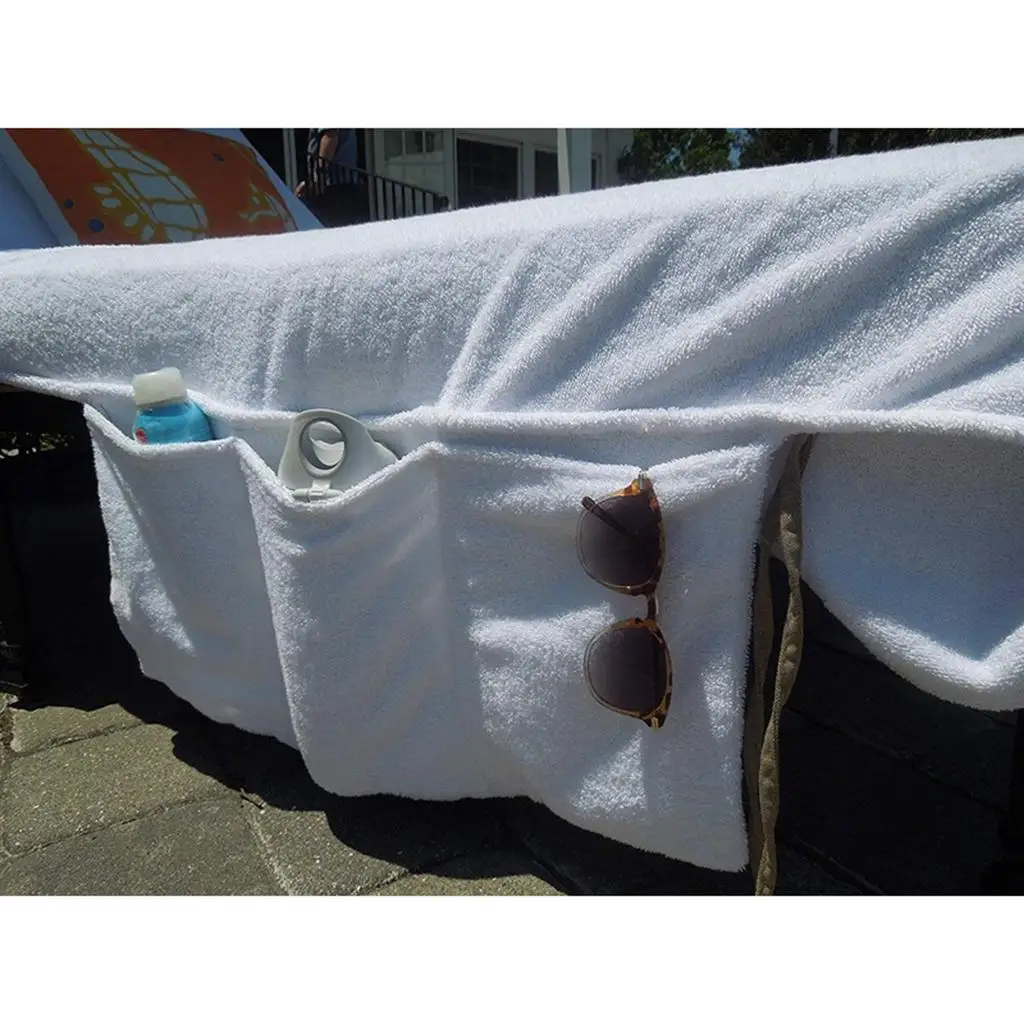 Beach Towel with Side Pockets Pool Towel for Outdoor Patio And Garden Outdoor Activities 85" X 29"
Beach Towel with Side Pockets Pool Towel for Outdoor Patio And Garden Outdoor Activities 85" X 29"