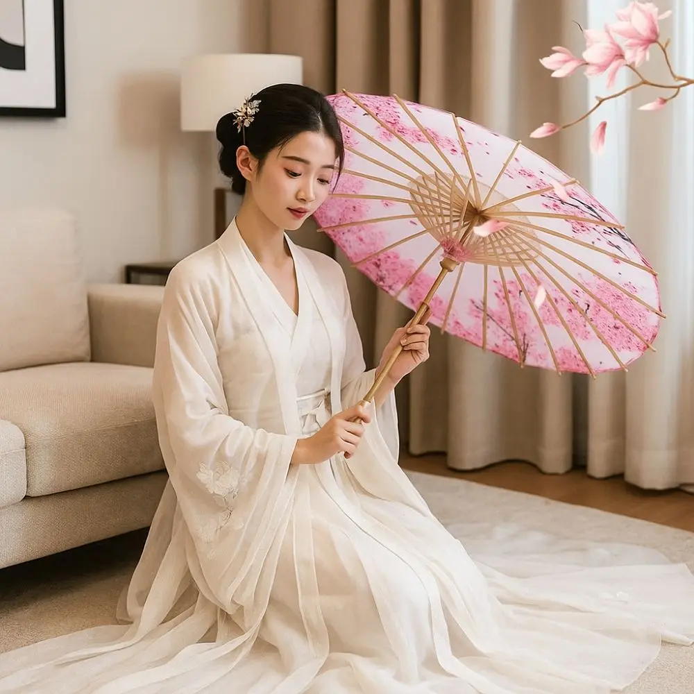 Bamboo Oil Paper Umbrella Chinese Style Handmade Ancient Dance Umbrella Classical Rainproof Costume Parasol Hotel Ceiling
Bamboo Oil Paper Umbrella Chinese Style Handmade Ancient Dance Umbrella Classical Rainproof Costume Parasol Hotel Ceiling