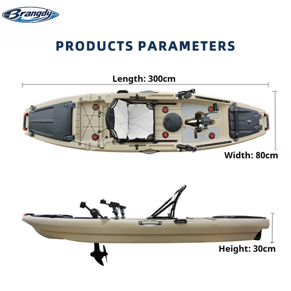 10ft Rotomolded Pedal Fishing Kayak 1 Person 300cm Propeller Drive Boat LLDPE Sit On Top Canoe Angling Gear Outdoor Lure Fishing
10ft Rotomolded Pedal Fishing Kayak 1 Person 300cm Propeller Drive Boat LLDPE Sit On Top Canoe Angling Gear Outdoor Lure Fishing