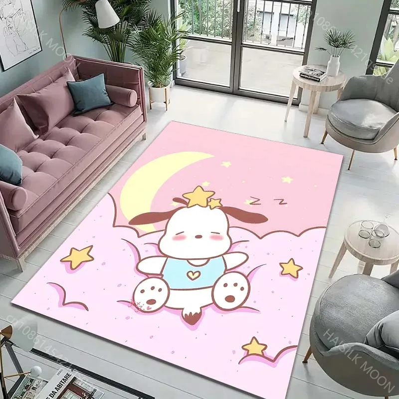 1PC Sanrio Pochacco Print cartoon Carpet for Living Room Children Bedroom Mat Sofa Doormat Floor Rug Home Decor Anti-Slip Mat
1PC Sanrio Pochacco Print cartoon Carpet for Living Room Children Bedroom Mat Sofa Doormat Floor Rug Home Decor Anti-Slip Mat
