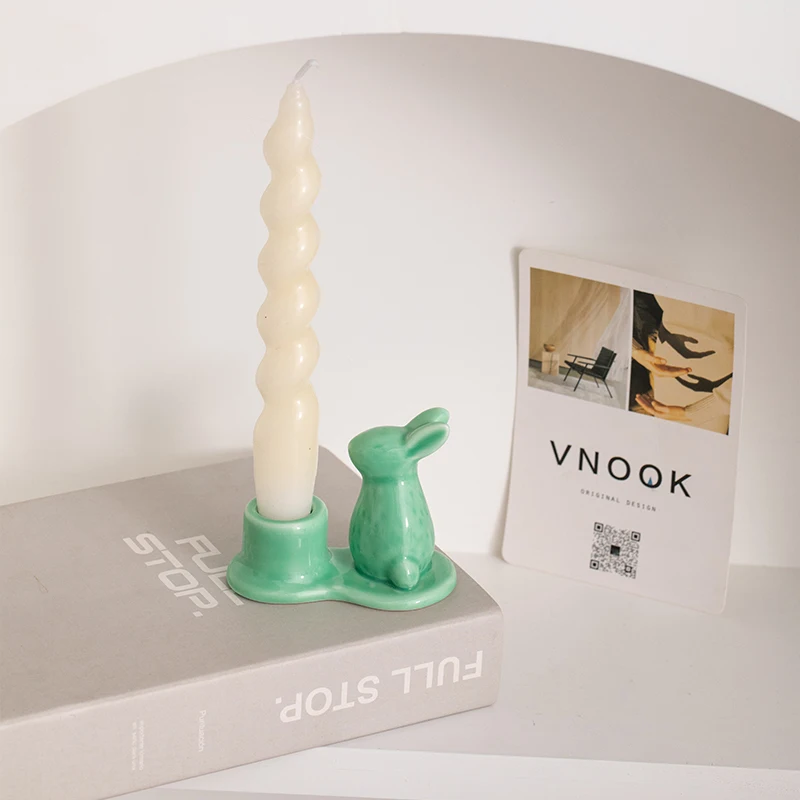 Rabbit Shape Candle Holder Silicone Mold Cement Plaster Candlesticks, Reusable Easter Home Decor Gift Concrete Rubber Molds
Rabbit Shape Candle Holder Silicone Mold Cement Plaster Candlesticks, Reusable Easter Home Decor Gift Concrete Rubber Molds