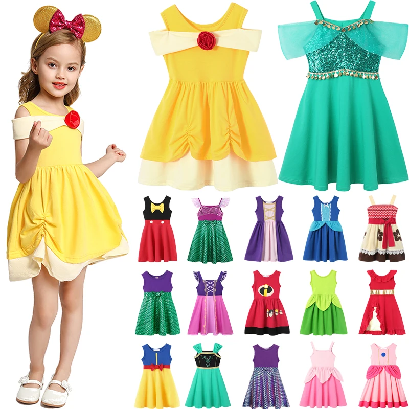 2025 Summer Elsa Anna Casual Dress Girls Cotton Clothes Children Sleeveless A-Line Dress Baby Kids Princess Casual Clothing 2-8Y
2025 Summer Elsa Anna Casual Dress Girls Cotton Clothes Children Sleeveless A-Line Dress Baby Kids Princess Casual Clothing 2-8Y