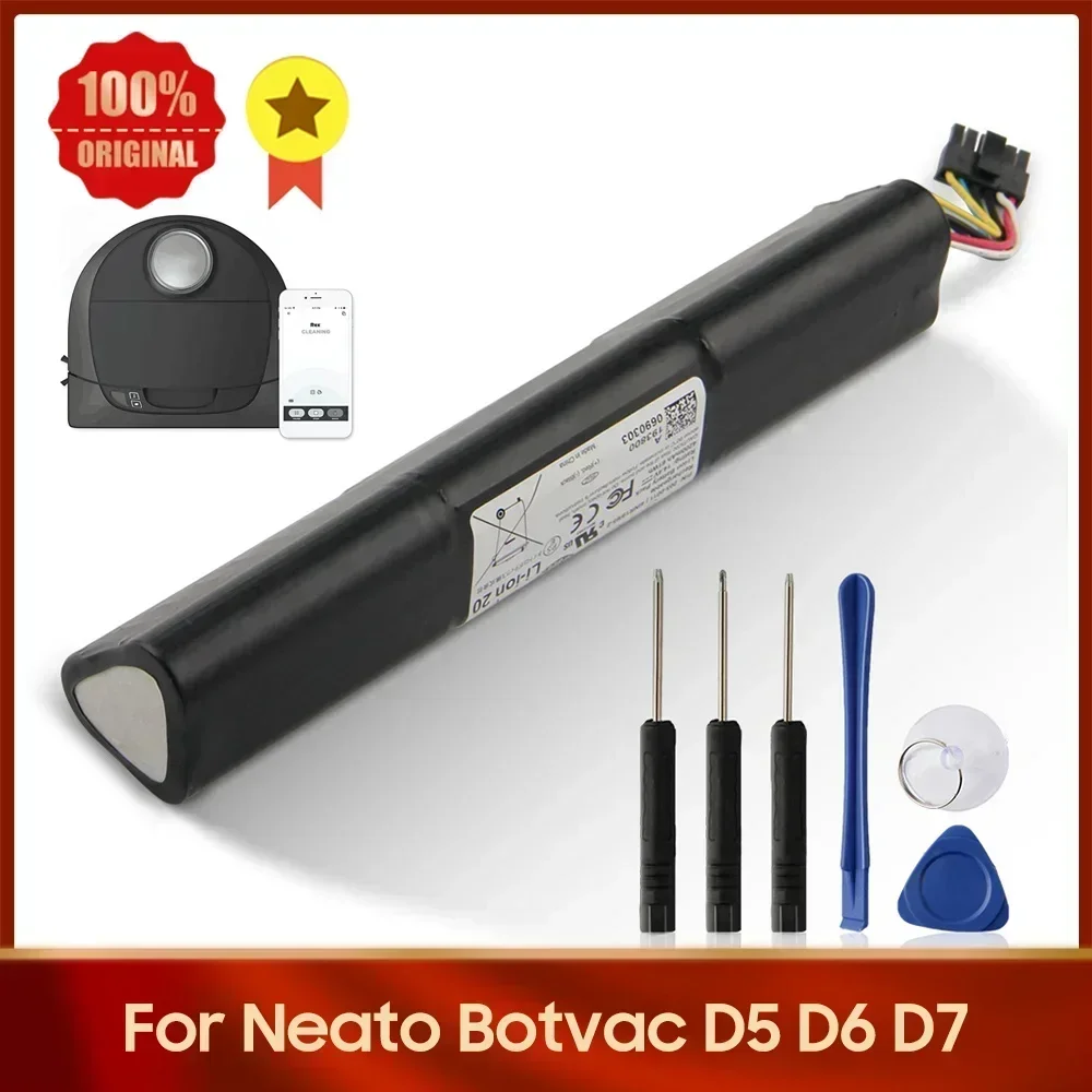 Replacement battery 205-0011 For Neato Botvac D3 D4 D5 D6 D7 Sweeping Robot Sweeper Battery Quality Batteries 4200mAh
Replacement battery 205-0011 For Neato Botvac D3 D4 D5 D6 D7 Sweeping Robot Sweeper Battery Quality Batteries 4200mAh