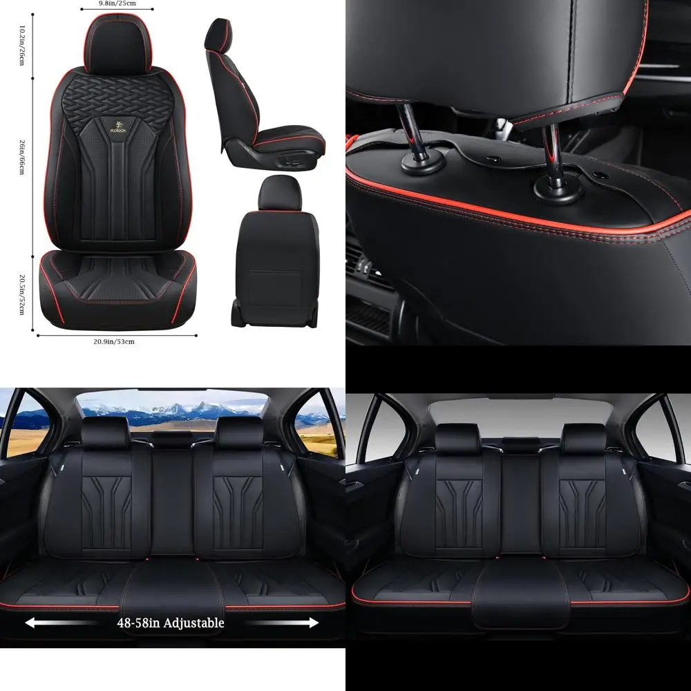 Кожаные чехлы на сиденья, полный комплект чехлов на сиденья, защитные чехлы на автомобильные сиденья 5-местные, автомобильные чехлы на сиденья, подходящие для большинства автомобилей, грузовиков, внедорожников
Кожаные чехлы на сиденья, полный комплект чехлов на сиденья, защитные чехлы на автомобильные сиденья 5-местные, автомобильные чехлы на сиденья, подходящие для большинства автомобилей, грузовиков, внедорожников