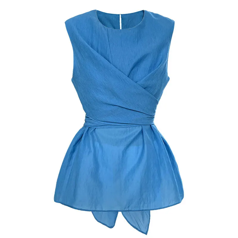 Women Tops Top Round Neck Sleeveless Sexy Y2k Streetwear Tees Tight Waist Solid Casual Elegant Work Slim Fit 2026 Summer
Women Tops Top Round Neck Sleeveless Sexy Y2k Streetwear Tees Tight Waist Solid Casual Elegant Work Slim Fit 2026 Summer