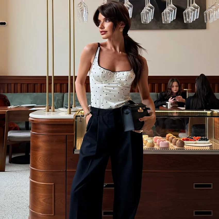 2026 Fashion Sexy Polka Dot Strapless Tank Tops Women Trendy Blouse for Work
2026 Fashion Sexy Polka Dot Strapless Tank Tops Women Trendy Blouse for Work