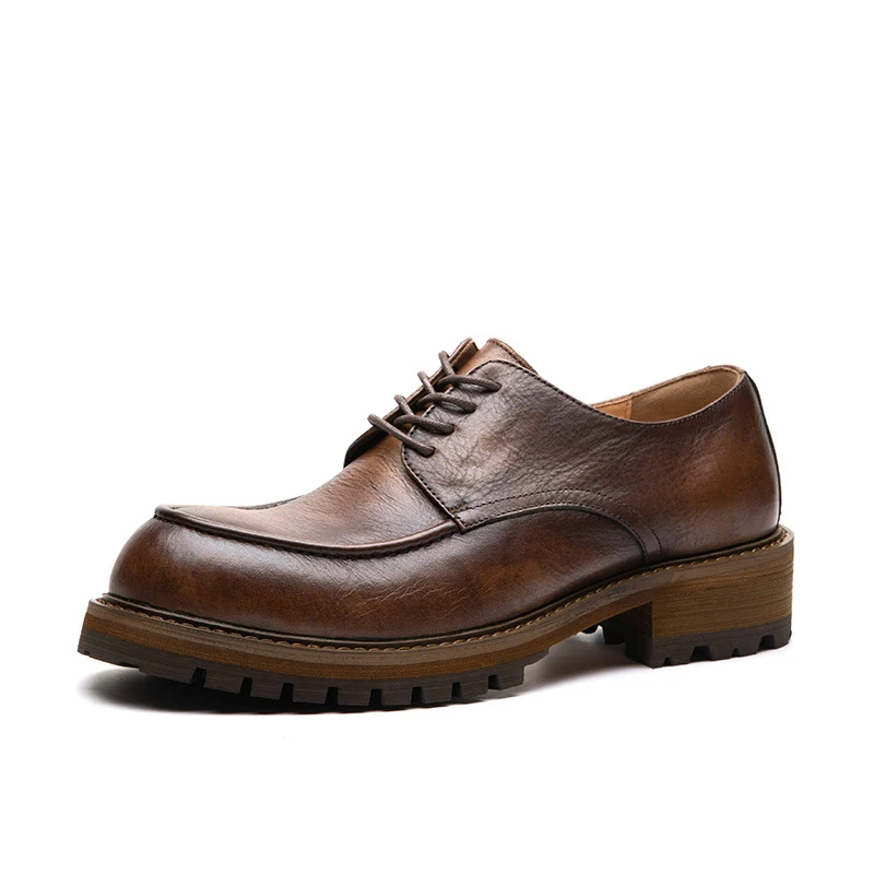 2025 Spring Autumn Round Toe Real Leather Men Shoes Fashion Design Breathable Leisure Man's Shoes Business Shoes Male Footwear
2025 Spring Autumn Round Toe Real Leather Men Shoes Fashion Design Breathable Leisure Man's Shoes Business Shoes Male Footwear