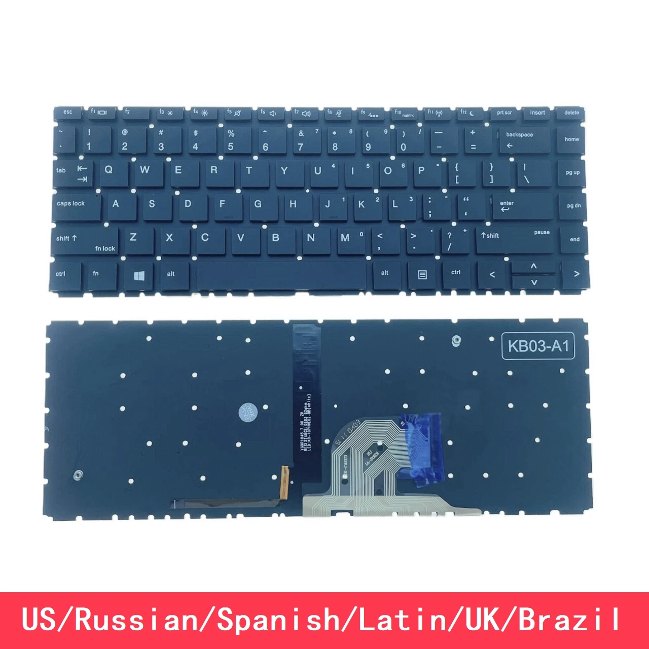 Для HP Probook 440 G6 445 G6 440 G7 445 G7 Замена клавиатуры ноутбука США Русская Испанская Латинская Великобритания Бразилия с подсветкой
Для HP Probook 440 G6 445 G6 440 G7 445 G7 Замена клавиатуры ноутбука США Русская Испанская Латинская Великобритания Бразилия с подсветкой