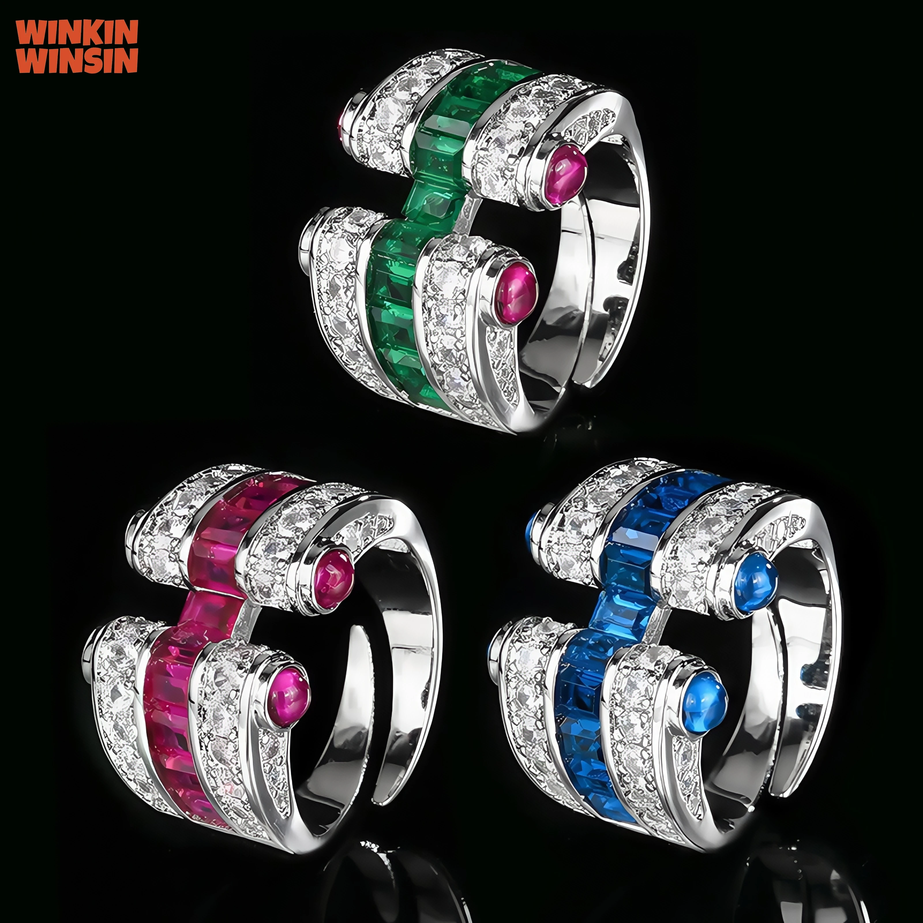 WINKIN WINSIN Brand MCT Healthy Copper Jewelry Copper Base Gold Plated European And American Simulated Blue Spinel Ring
WINKIN WINSIN Brand MCT Healthy Copper Jewelry Copper Base Gold Plated European And American Simulated Blue Spinel Ring
