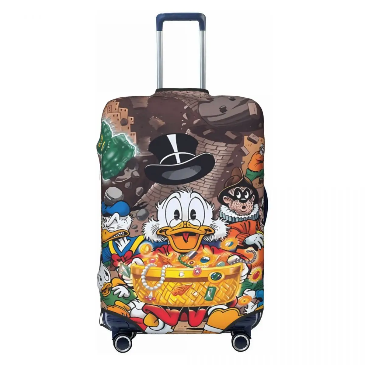 Cute Cartoon Scrooge McDuck Luggage Cover Protector Elastic Anime Donald Duck Travel Suitcase Covers
Cute Cartoon Scrooge McDuck Luggage Cover Protector Elastic Anime Donald Duck Travel Suitcase Covers