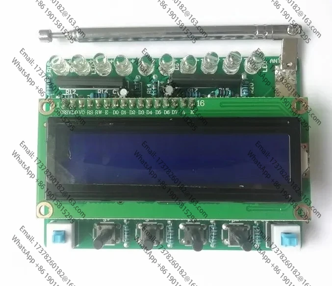 2 шт. 51 однокристальный микрокомпьютер с индикатором уровня RDA5807 FM-модуль цифровое радио DIY 
2 шт. 51 однокристальный микрокомпьютер с индикатором уровня RDA5807 FM-модуль цифровое радио DIY
