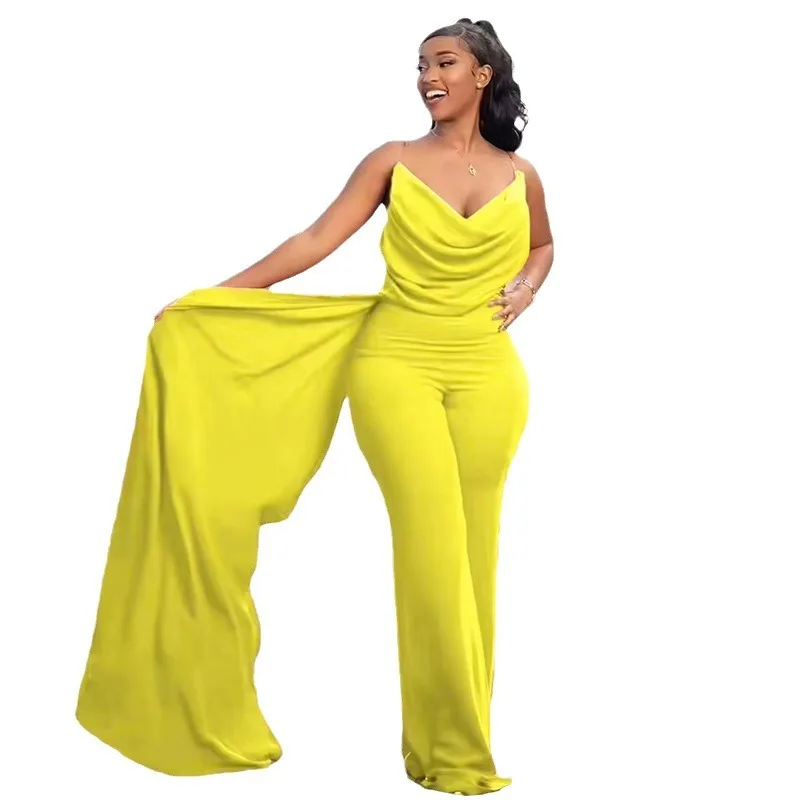 African Clothes for Women Summer 2024 Elegant African Sleeveless Polyester Long Jumpsuit Outfits Dashiki Africa Clothing M-2XL
African Clothes for Women Summer 2024 Elegant African Sleeveless Polyester Long Jumpsuit Outfits Dashiki Africa Clothing M-2XL