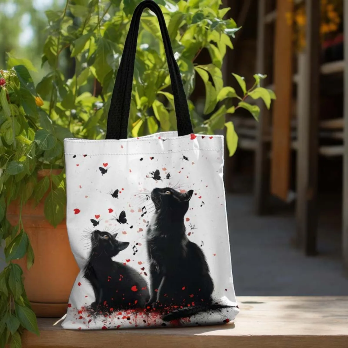 1pc Women' Cat-Themed Foldable Tote Bag Suitable for Travel & Daily Use - Spacious Cute Kitten Carrier
1pc Women' Cat-Themed Foldable Tote Bag Suitable for Travel & Daily Use - Spacious Cute Kitten Carrier