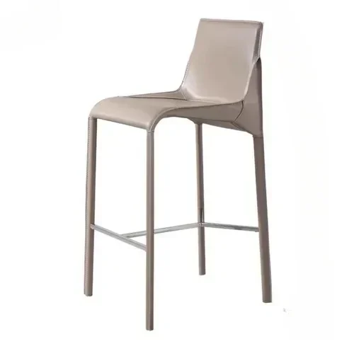 High-quality Luxurious Nordic Leather Bar Chairs For Kitchen Home Backrest Bar Stools Minimalist High-end Sense Designer
High-quality Luxurious Nordic Leather Bar Chairs For Kitchen Home Backrest Bar Stools Minimalist High-end Sense Designer