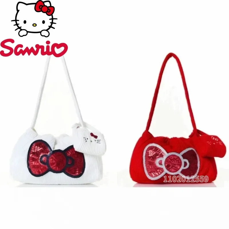 Sanrio Hello Kitty New Women's Shoulder Bag Luxury Brand Women's Knitted Handbag Cartoon Cute Drawstring 2-piece Women's Bag
Sanrio Hello Kitty New Women's Shoulder Bag Luxury Brand Women's Knitted Handbag Cartoon Cute Drawstring 2-piece Women's Bag