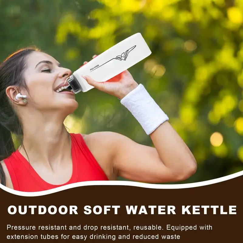 Soft Flask Portable Drink Bags Folding Water Bottle Reusable 500ml Outdoor Sports Accessory Foldable Hydration Flask With
Soft Flask Portable Drink Bags Folding Water Bottle Reusable 500ml Outdoor Sports Accessory Foldable Hydration Flask With