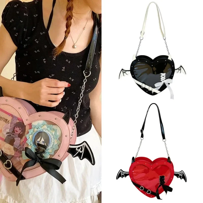 Bowknot Itabag Y2K Ribbon Girl Back To School Japan Kawaii Anime One Shoulder Messenger High Capacity Itabag Women's Handbags
Bowknot Itabag Y2K Ribbon Girl Back To School Japan Kawaii Anime One Shoulder Messenger High Capacity Itabag Women's Handbags