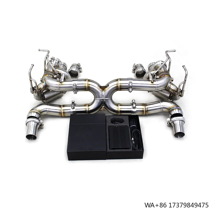 Yooking Valvetronic Exhaust for Ferrari 458 V8 4.5 2013-2016 Tuning Stainless Steel Exhaust Pipe
Yooking Valvetronic Exhaust for Ferrari 458 V8 4.5 2013-2016 Tuning Stainless Steel Exhaust Pipe