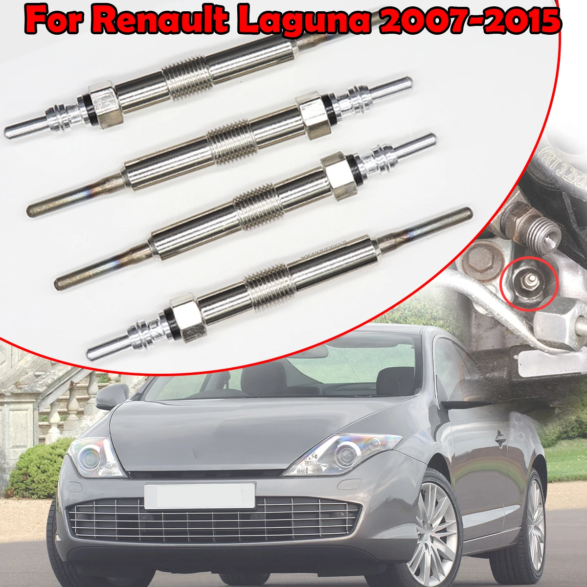 4PCS Diesel Heater Nickel Plating Glow Plugs 1.5DCi For Renault Laguna 2007 2008 2009 2010 2011 2012- 2015 110655687R 8200682592
4PCS Diesel Heater Nickel Plating Glow Plugs 1.5DCi For Renault Laguna 2007 2008 2009 2010 2011 2012- 2015 110655687R 8200682592