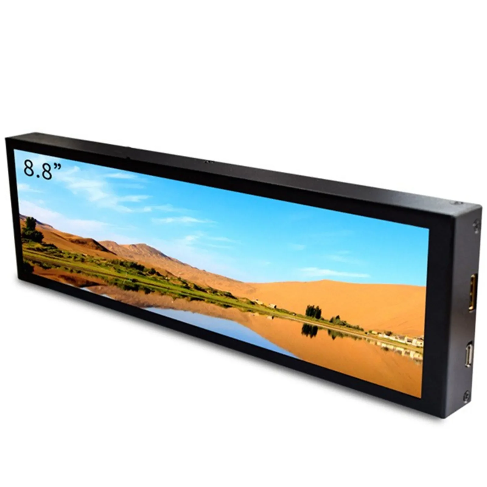 8.8 Inch Computer IPS Secondary Screen Portable Monitor HDMI Long Moniter HD 1920x480 Laptop PC Display Game Music Learning Work
8.8 Inch Computer IPS Secondary Screen Portable Monitor HDMI Long Moniter HD 1920x480 Laptop PC Display Game Music Learning Work