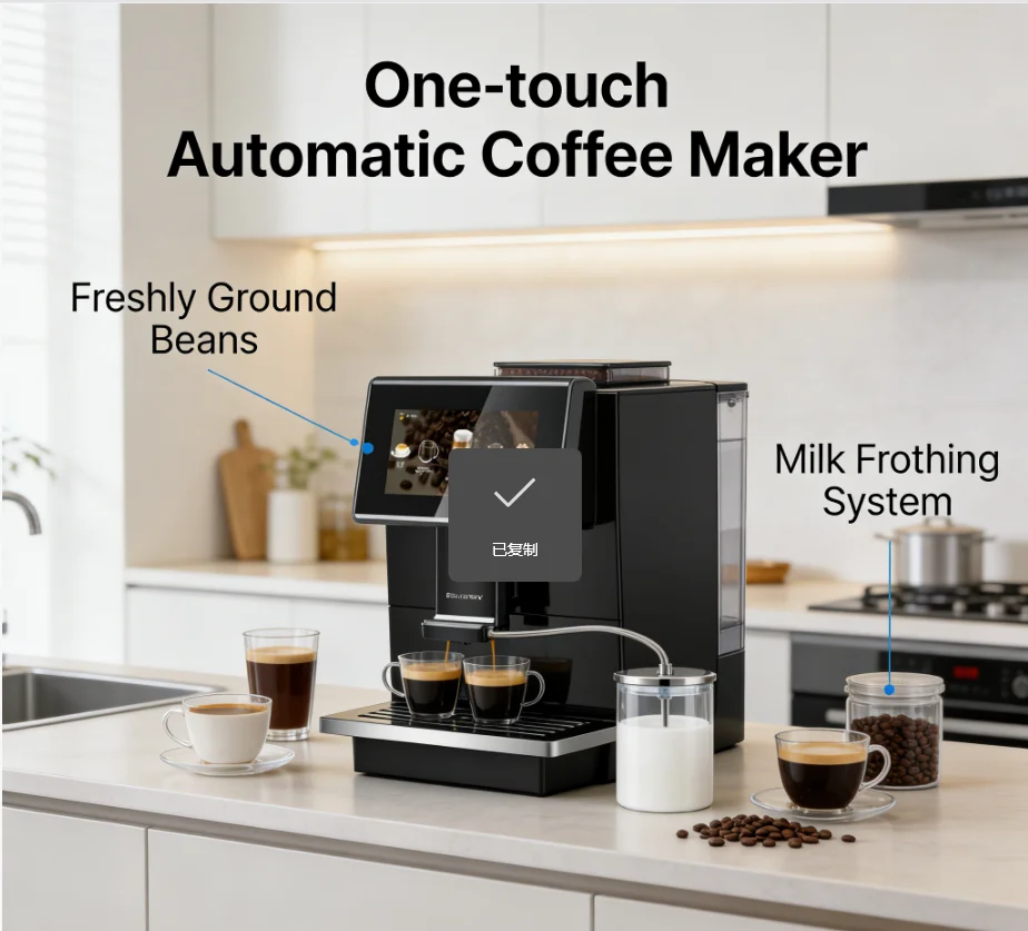 Dr.Coffee C11L Self-Clean Espresso Coffee Machine Automatic Office Cafe Household Coffee Maker Easy Service One-Touch Brew
Dr.Coffee C11L Self-Clean Espresso Coffee Machine Automatic Office Cafe Household Coffee Maker Easy Service One-Touch Brew