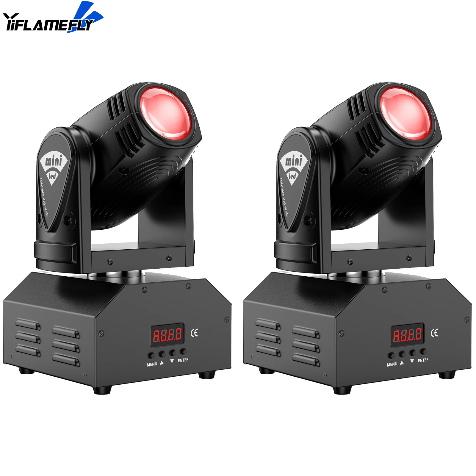 Yiflamefly 2Pcs Mini LED RGBW Moving Head Light 11/13CH DMX512 Voice-activated 4 in 1 Stage Light for DJ Bar Disco Wedding Disco
Yiflamefly 2Pcs Mini LED RGBW Moving Head Light 11/13CH DMX512 Voice-activated 4 in 1 Stage Light for DJ Bar Disco Wedding Disco