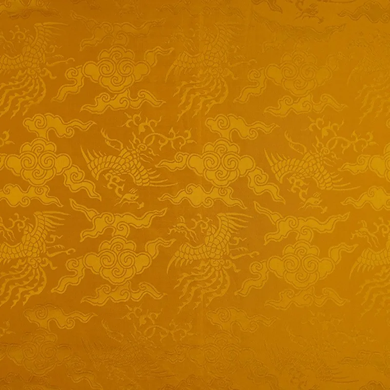 Double-color woven double-palace jacquard brocade silk fabric new Chinese-style Hanfu cheongsam
Double-color woven double-palace jacquard brocade silk fabric new Chinese-style Hanfu cheongsam