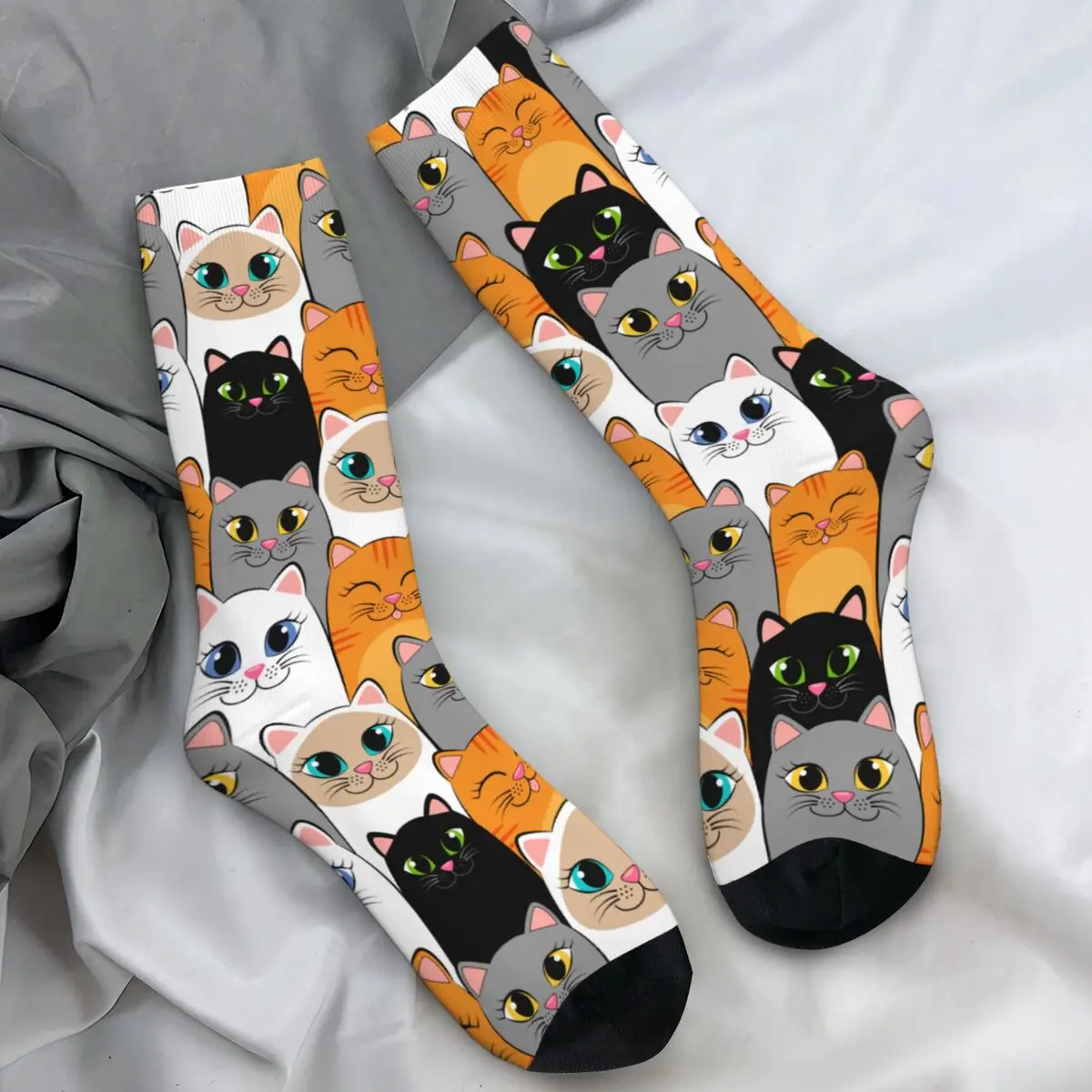 Красочные носки с милыми кошками, бесшовные чулки в стиле Харадзюку, качественные велосипедные носки для пары, осенние антибактериальные носки с принтом
Красочные носки с милыми кошками, бесшовные чулки в стиле Харадзюку, качественные велосипедные носки для пары, осенние антибактериальные носки с принтом