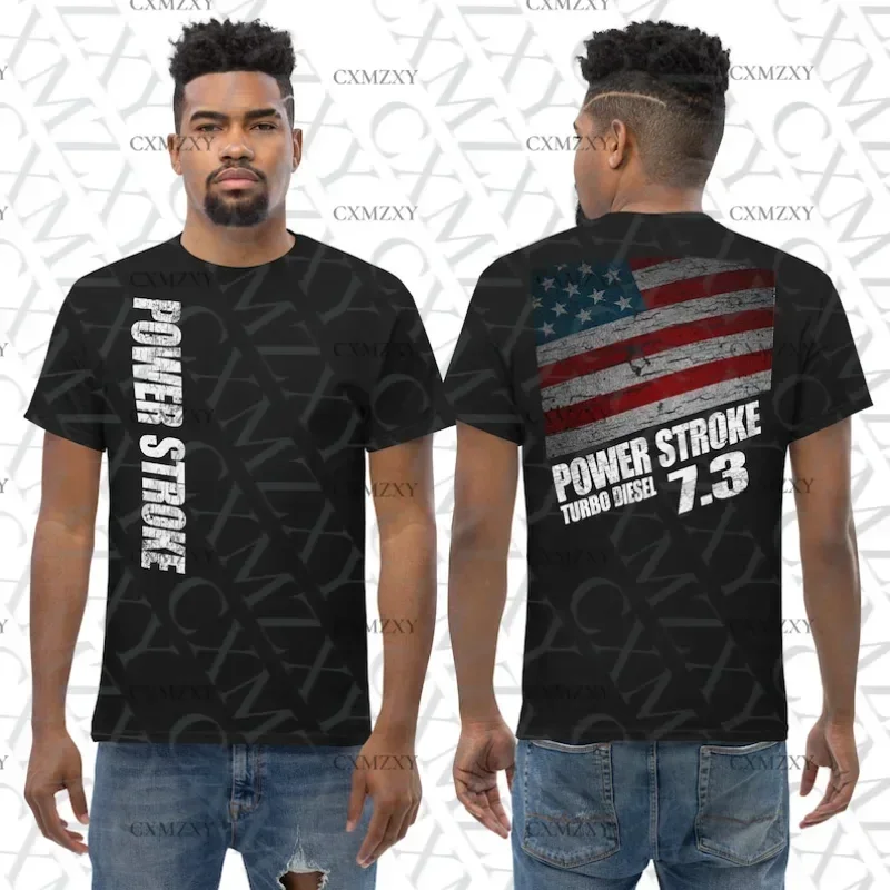2025 7.3 Power Stroke T-Shirt, Mens Powerstroke Diesel Truck Tshirt with American Flag Design, Patriotic Graphic Tee
2025 7.3 Power Stroke T-Shirt, Mens Powerstroke Diesel Truck Tshirt with American Flag Design, Patriotic Graphic Tee