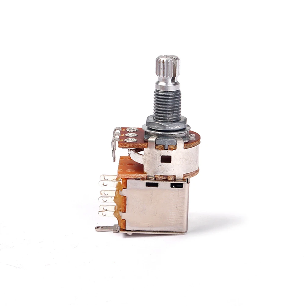 A500K Audio Potentiometers Guitar Volume Tone Control Mini Shaft Push Pull Pots For Electric Instruments Practical Use
A500K Audio Potentiometers Guitar Volume Tone Control Mini Shaft Push Pull Pots For Electric Instruments Practical Use