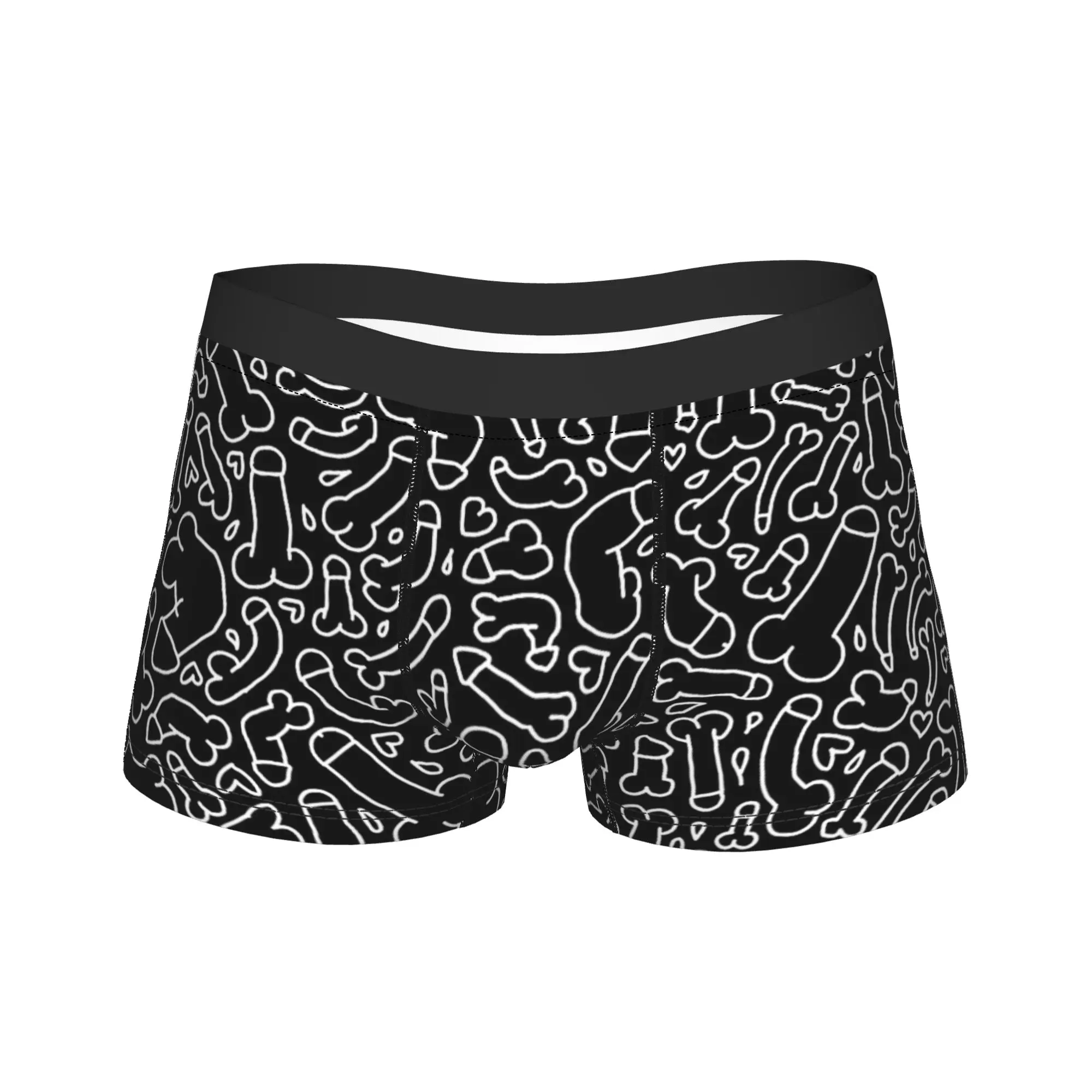 Dick Cock Black Lines Art Print Underwear Custom DIY Boxer Shorts Quality Men Panties Novelty Boxer Brief Gift Idea
Dick Cock Black Lines Art Print Underwear Custom DIY Boxer Shorts Quality Men Panties Novelty Boxer Brief Gift Idea