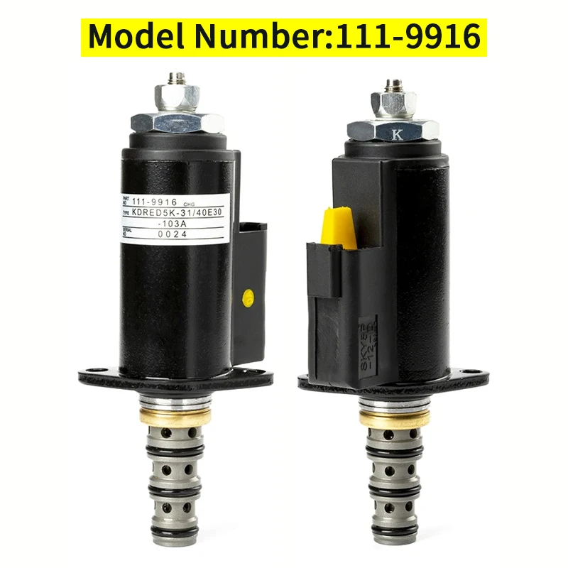 Solenoid Valve 111-9916 for CATERPILLAR E320B E320C E320D E325B Excavator Parts | Hydraulic Control Valve | OEM Replacement New
Solenoid Valve 111-9916 for CATERPILLAR E320B E320C E320D E325B Excavator Parts | Hydraulic Control Valve | OEM Replacement New