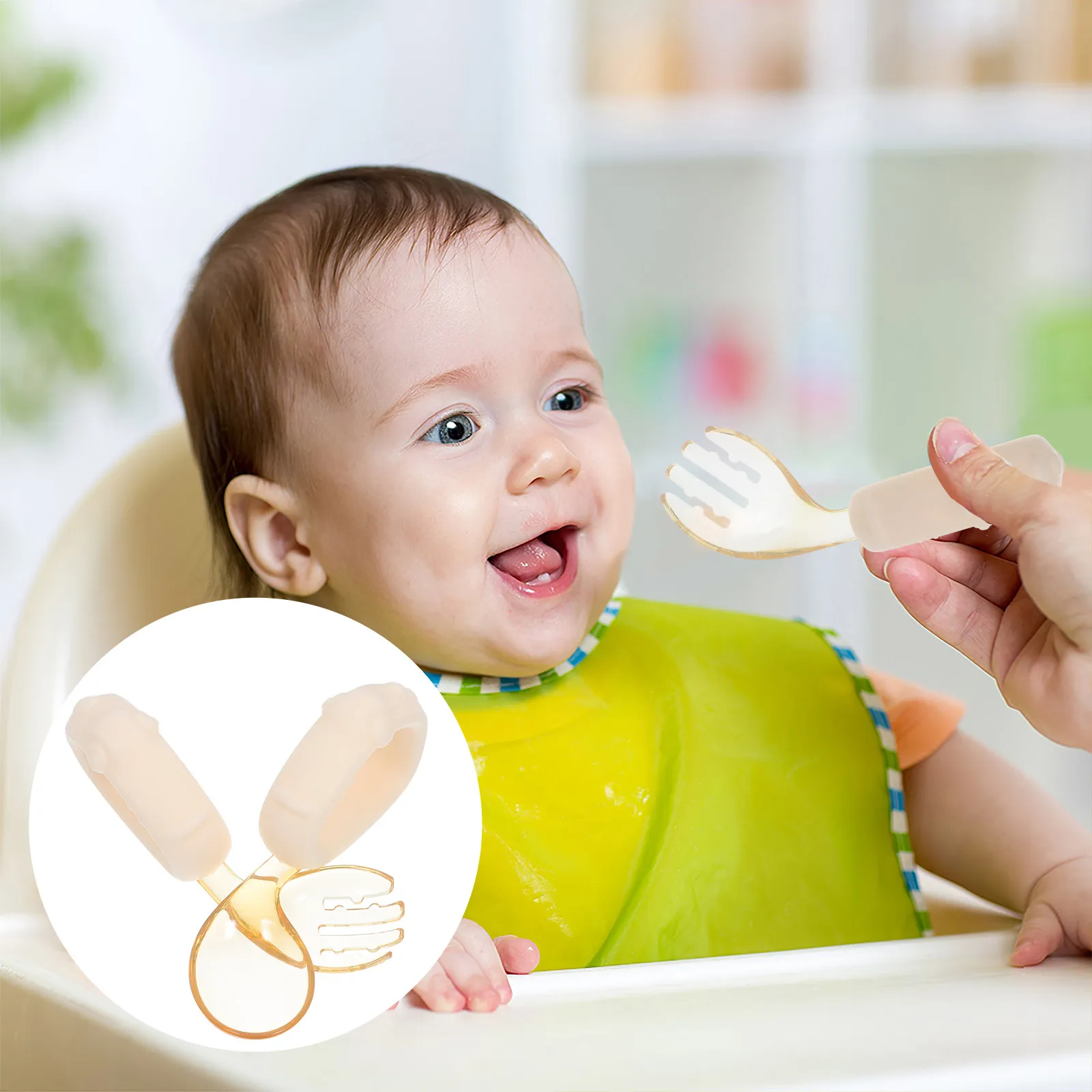 Набор детских обеденных приборов для обучения самостоятельному приему пищи: эргономичные ложка и вилка для малышей, безопасные для микроволновой печи, яркие цвета, для детского питания
Набор детских обеденных приборов для обучения самостоятельному приему пищи: эргономичные ложка и вилка для малышей, безопасные для микроволновой печи, яркие цвета, для детского питания