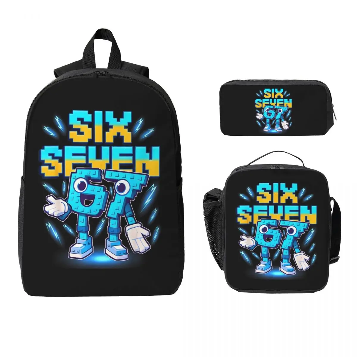Colorful Number 67 Print Backpack Student Boys Girls BookBag School Bag Laptop Shoulder Bags 3ps Insulated Lunch Bag Pencil Case
Colorful Number 67 Print Backpack Student Boys Girls BookBag School Bag Laptop Shoulder Bags 3ps Insulated Lunch Bag Pencil Case