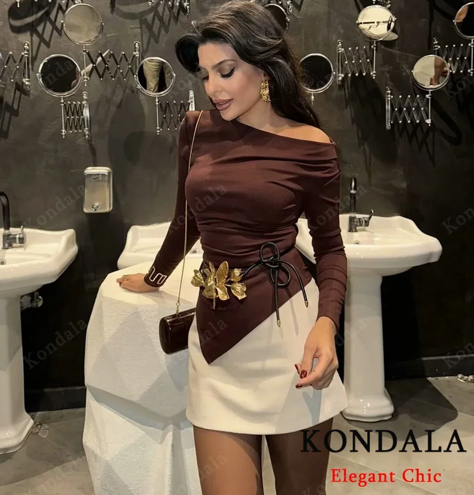 KONDALA женский элегантный асимметричный топ с эластичным облегающим топом с открытыми плечами, новинка 2025 года, весенне-осенний повседневный простой универсальный топ
KONDALA женский элегантный асимметричный топ с эластичным облегающим топом с открытыми плечами, новинка 2025 года, весенне-осенний повседневный простой универсальный топ