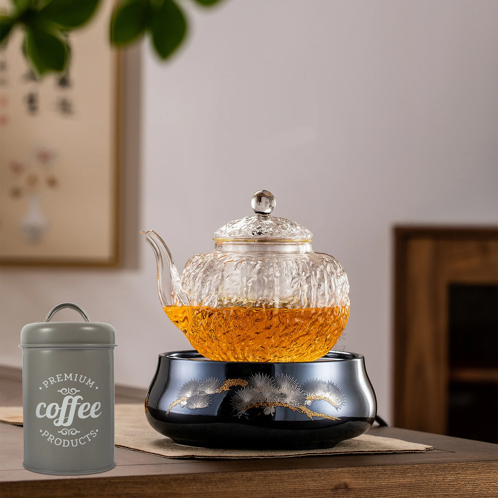 Household Coffee Tea Canister Multi Function Metal Storage Canister Convenient Desktop Candy Snack Reusable Sealed Jar 
Household Coffee Tea Canister Multi Function Metal Storage Canister Convenient Desktop Candy Snack Reusable Sealed Jar