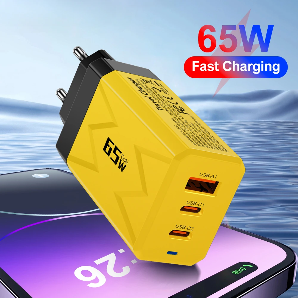 Total 65W USB Charger Fast Charging Type C Mobile Phone Charger Travel Adapter For iPhone 15 Samsung Huawei Xiaomi Wall Charger
Total 65W USB Charger Fast Charging Type C Mobile Phone Charger Travel Adapter For iPhone 15 Samsung Huawei Xiaomi Wall Charger