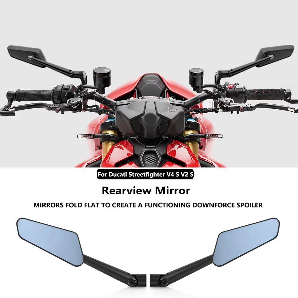 For Ducati Streetfighter V4 S V4 1100 SP V4 Lamborghini Streetfighter V2 S 2020-2026 Side Mirror Motorcycle Rearview Mirror
For Ducati Streetfighter V4 S V4 1100 SP V4 Lamborghini Streetfighter V2 S 2020-2026 Side Mirror Motorcycle Rearview Mirror